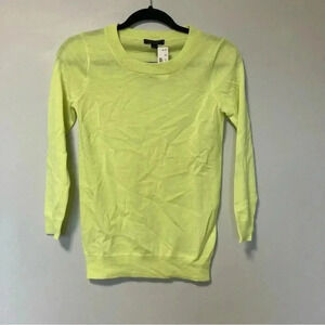 NWT J. Crew Tippi 100% merino  wool yellow sweater